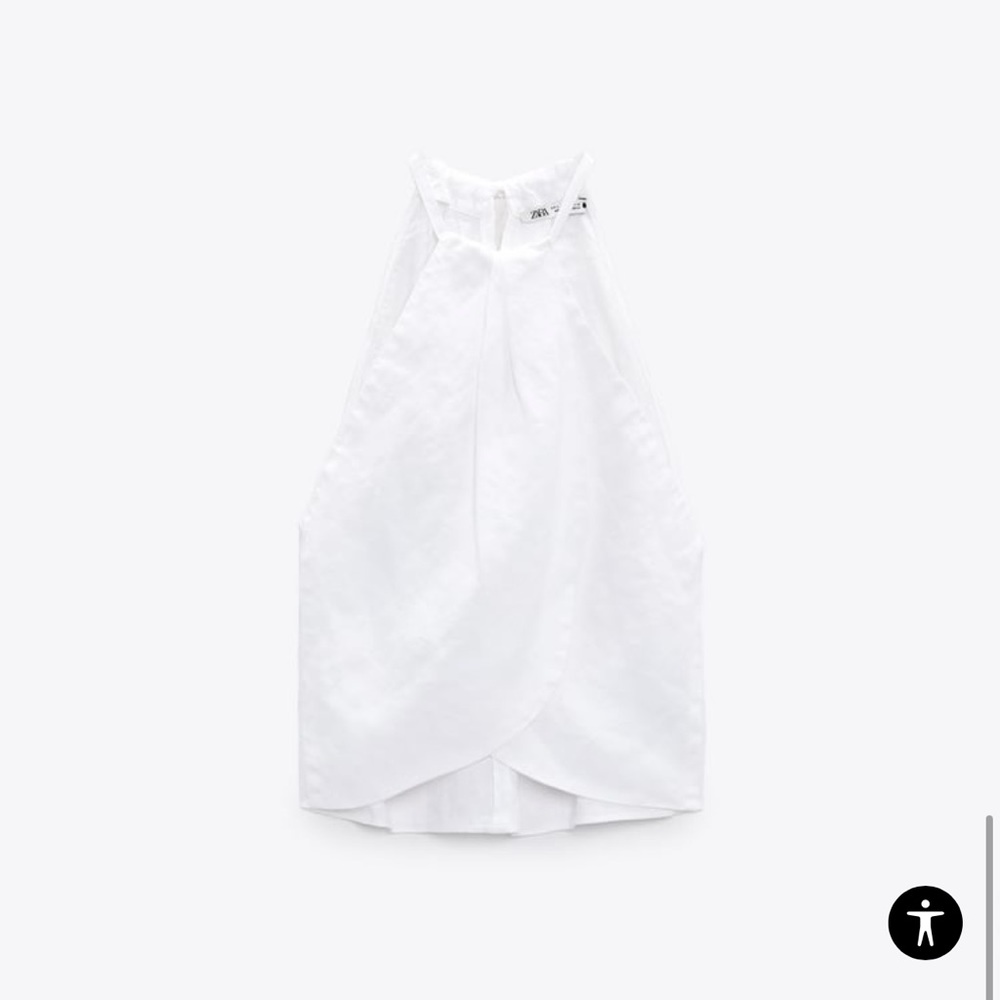 Zara Linen Halter top- brand new with tags!